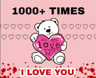 I Love You 1000 Times Copy and Paste