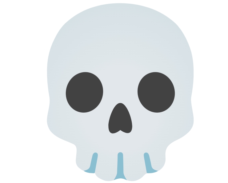 emoji skull